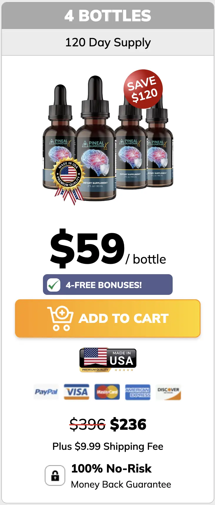 Order Pineal Guardian 3 bottles – best value package