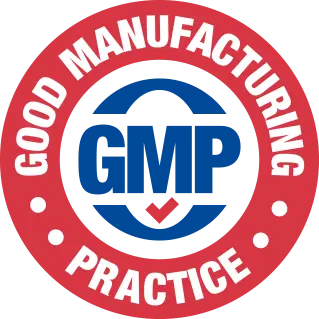 Pineal Guardian GMP certified facility badge